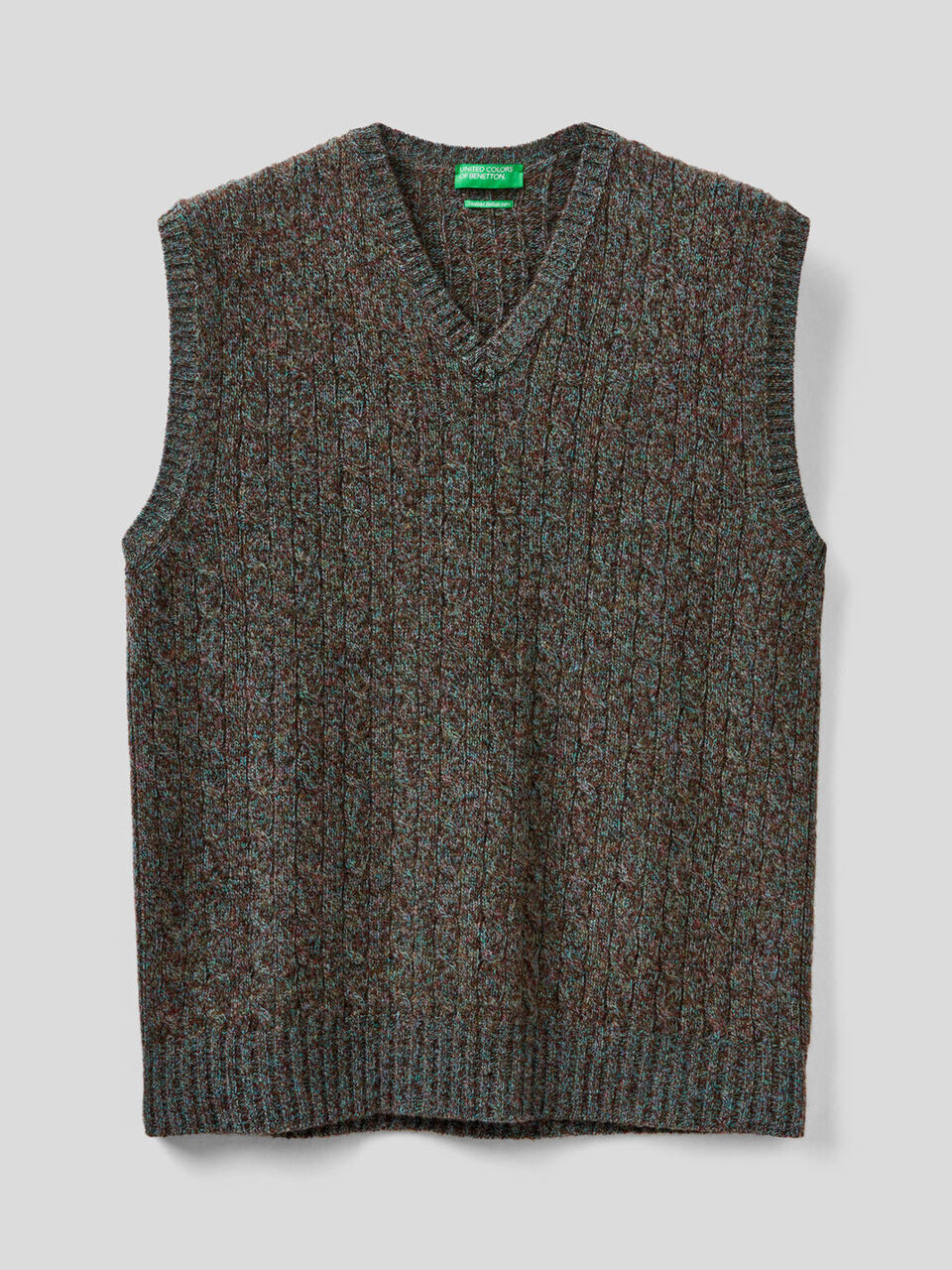 Vest in pure Shetland wool image number 1
