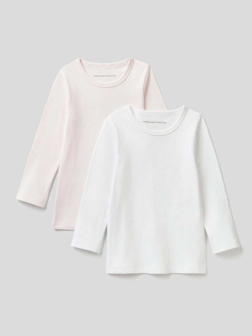Two long sleeve t-shirts in warm cotton image number 1