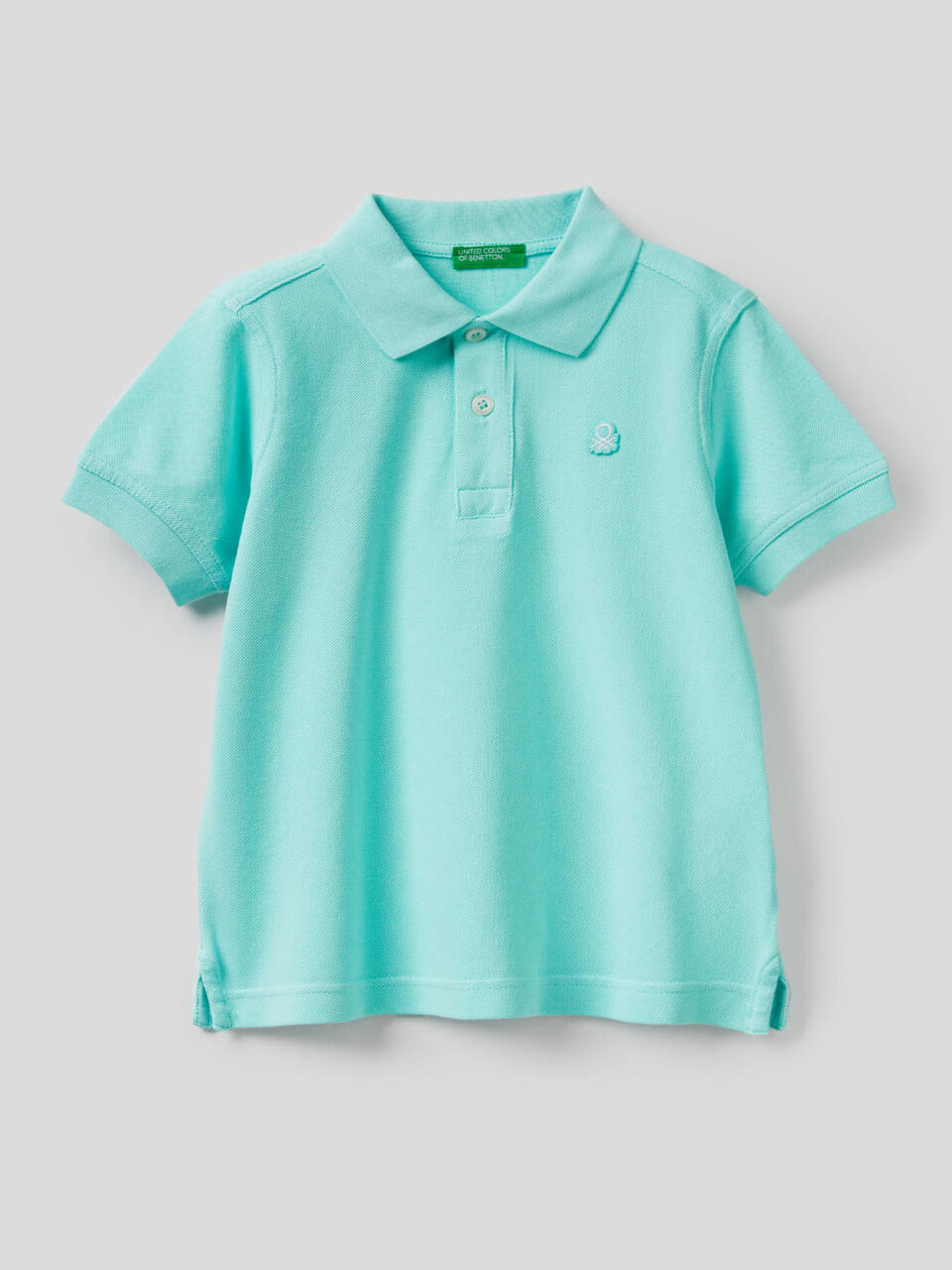 Polo in pure cotton pique image number 1