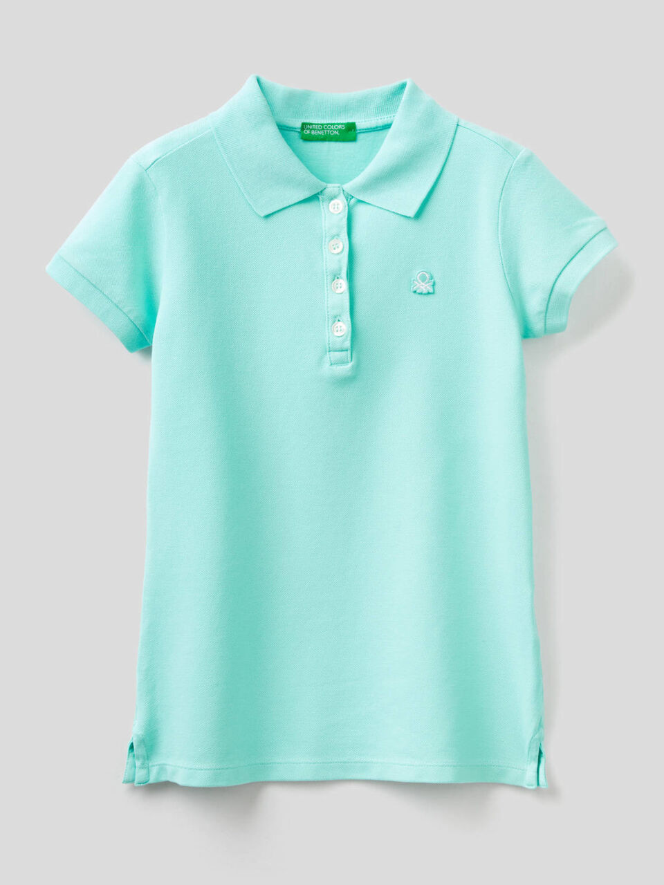 Stretch cotton polo image number 1