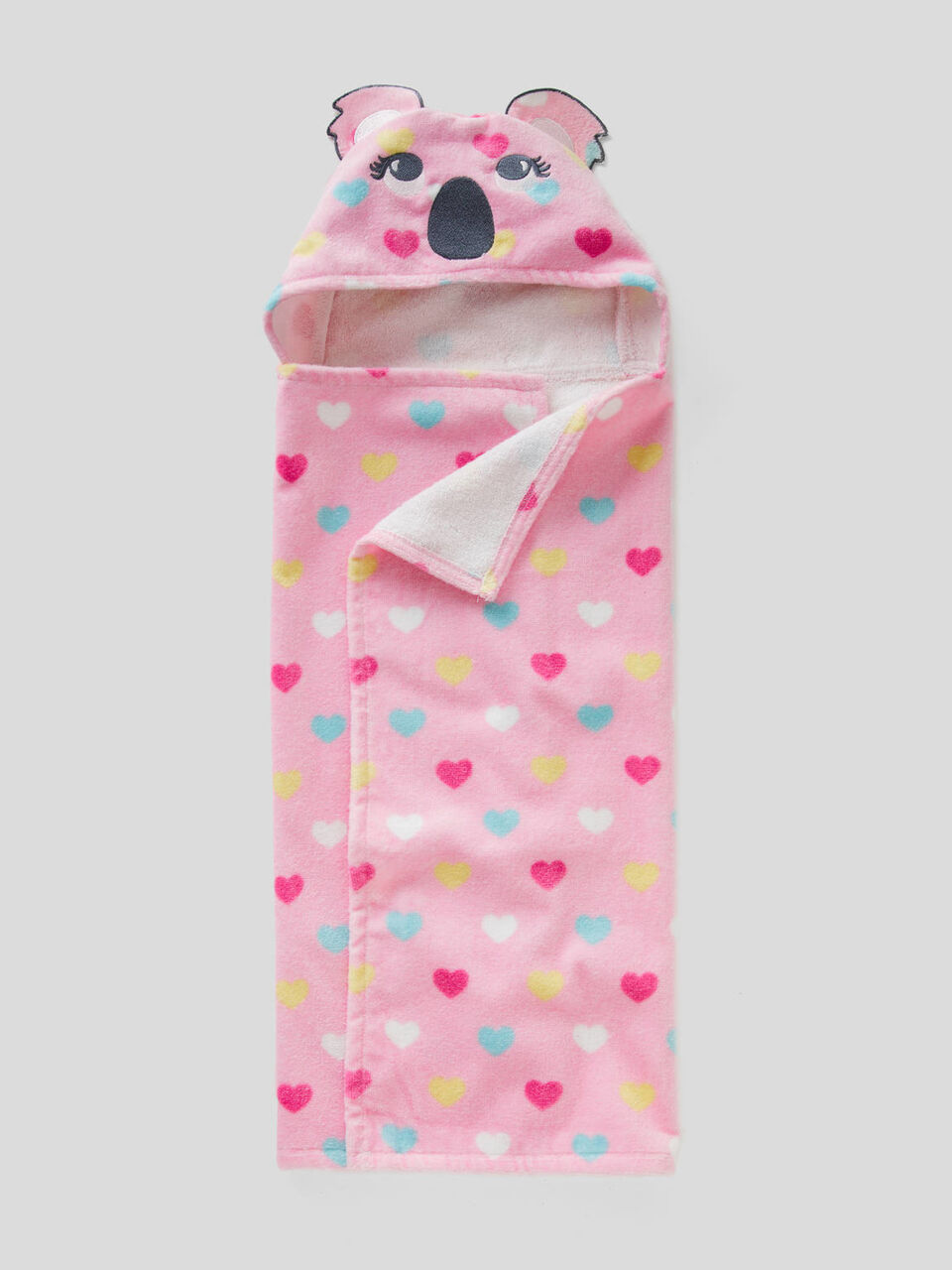 Baby bathrobe in 100% cotton terry image number 1