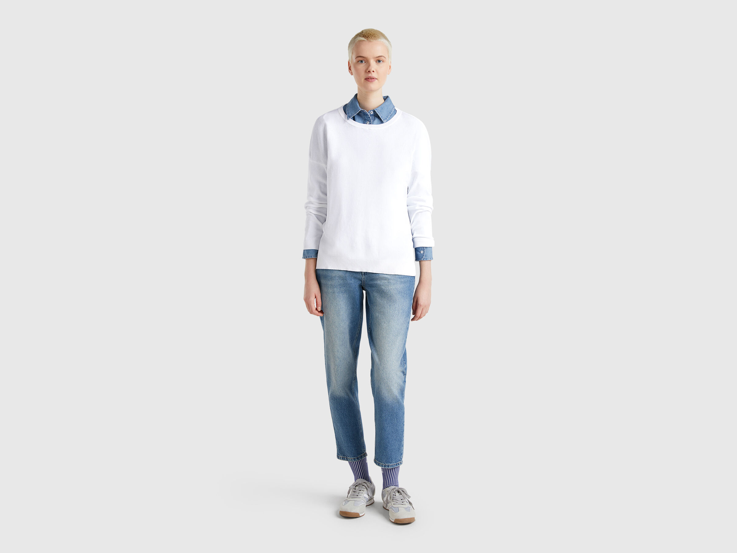 BOAT-NECK SWEAT.L/S Women image number 2