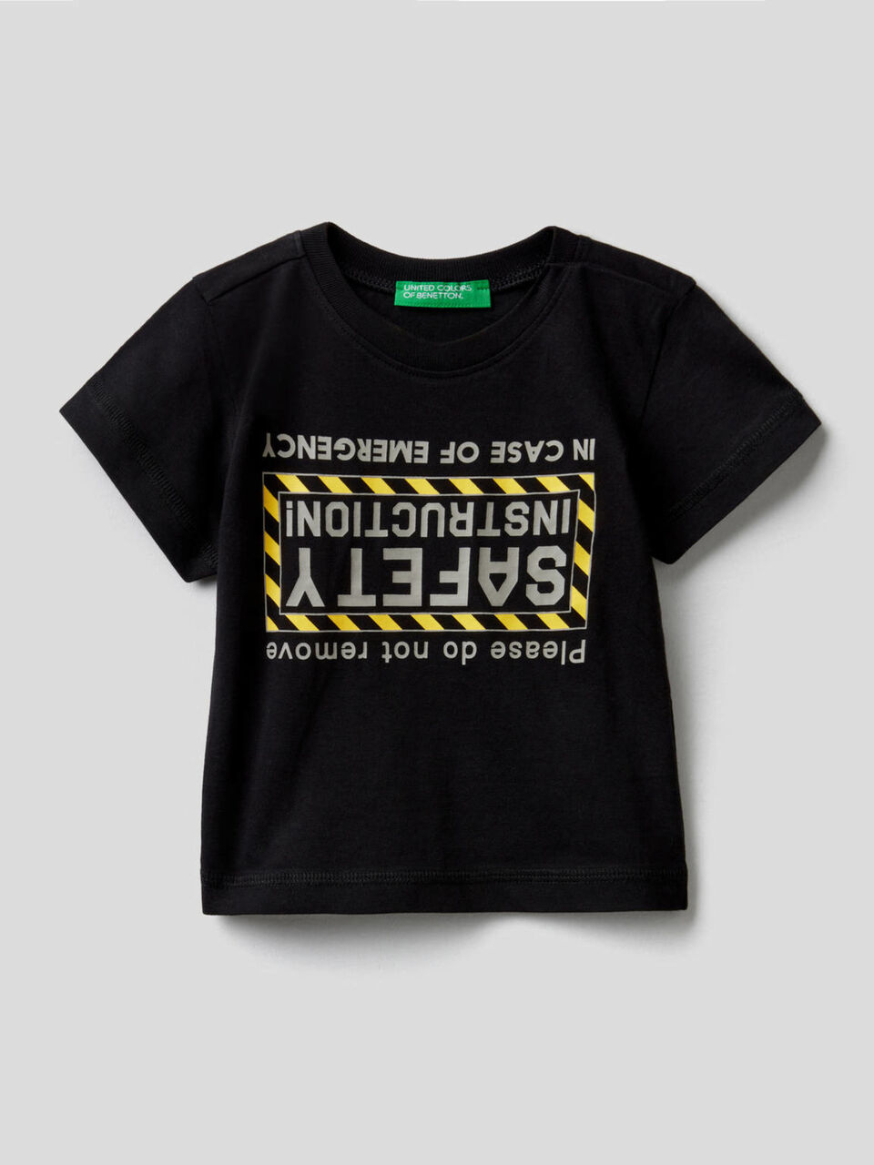 Pure cotton t-shirt with print image number 1