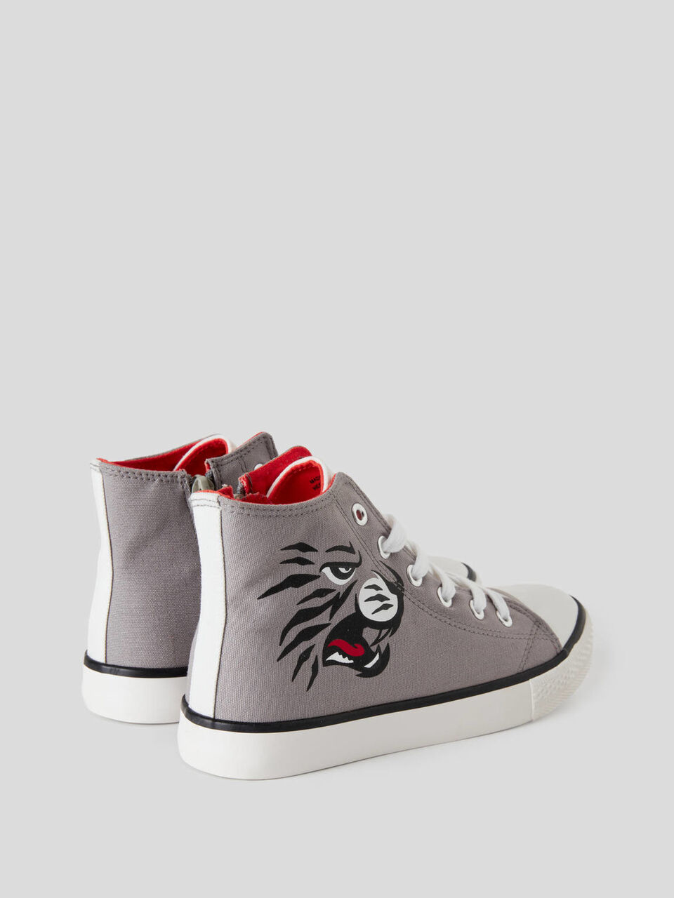 High-top sneakers with print image number 2
