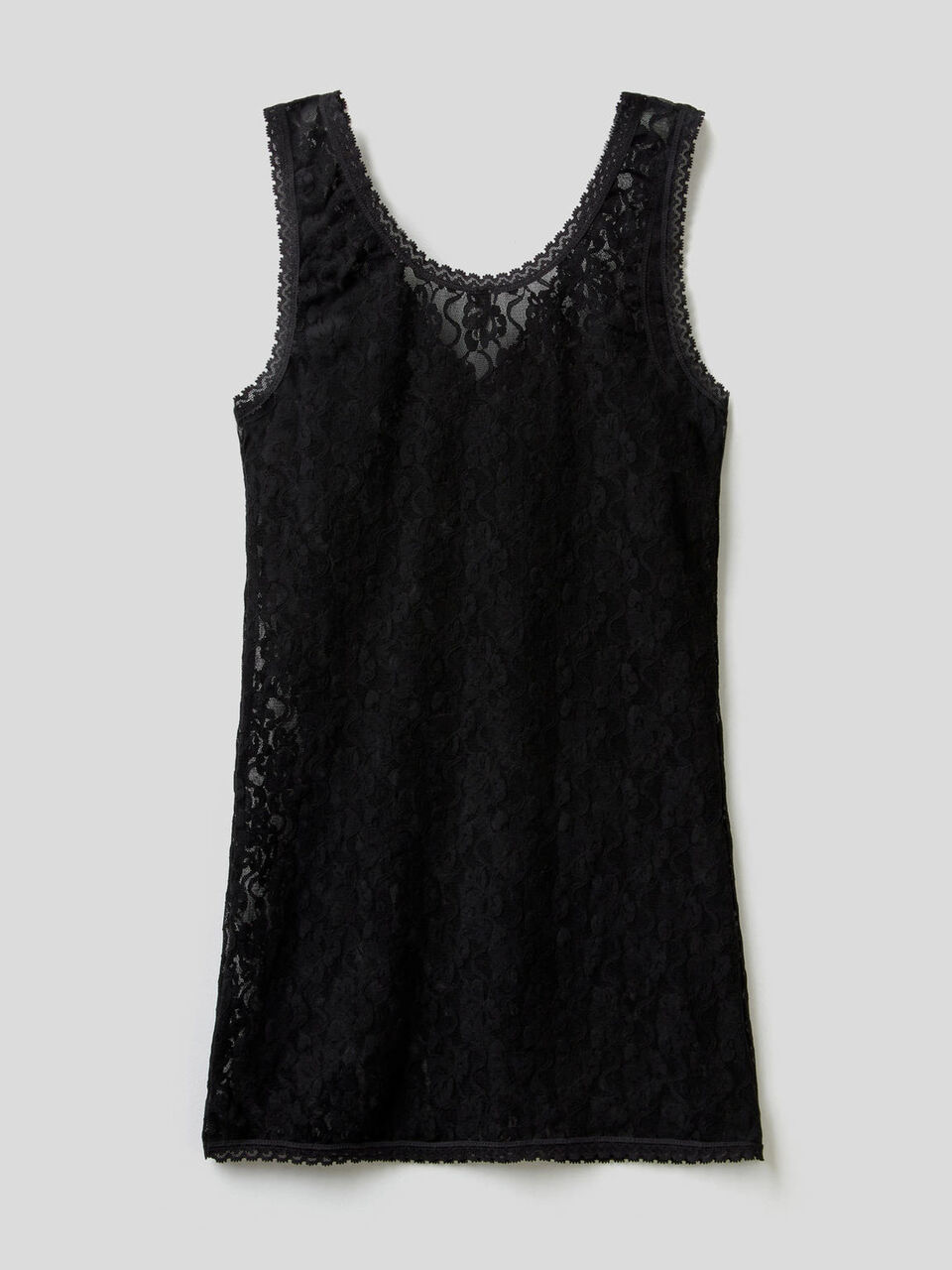 Stretch lace tank top image number 2