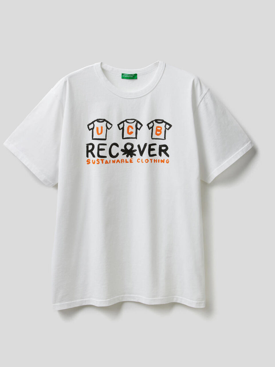 100% organic cotton t-shirt with print image number 1
