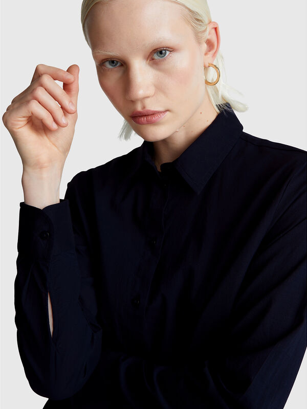 Regular fit shirt in lightweight cotton Women