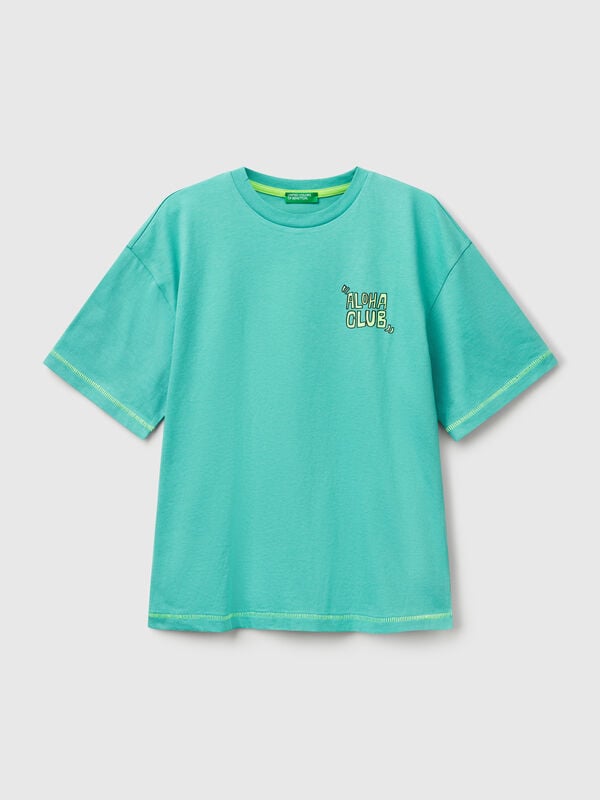 T-shirt with print on front and back Junior Boy