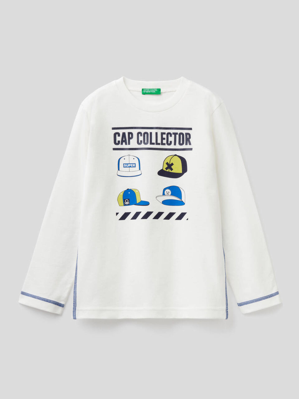 Long sleeve 100% cotton t-shirt image number 1