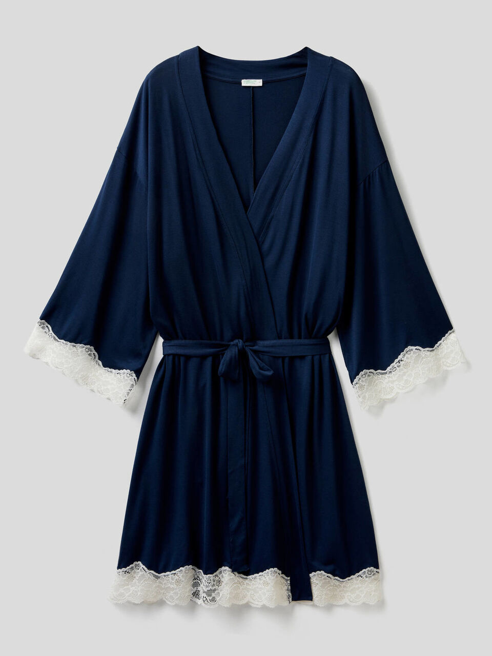 Nightgown with lace detail image number 1