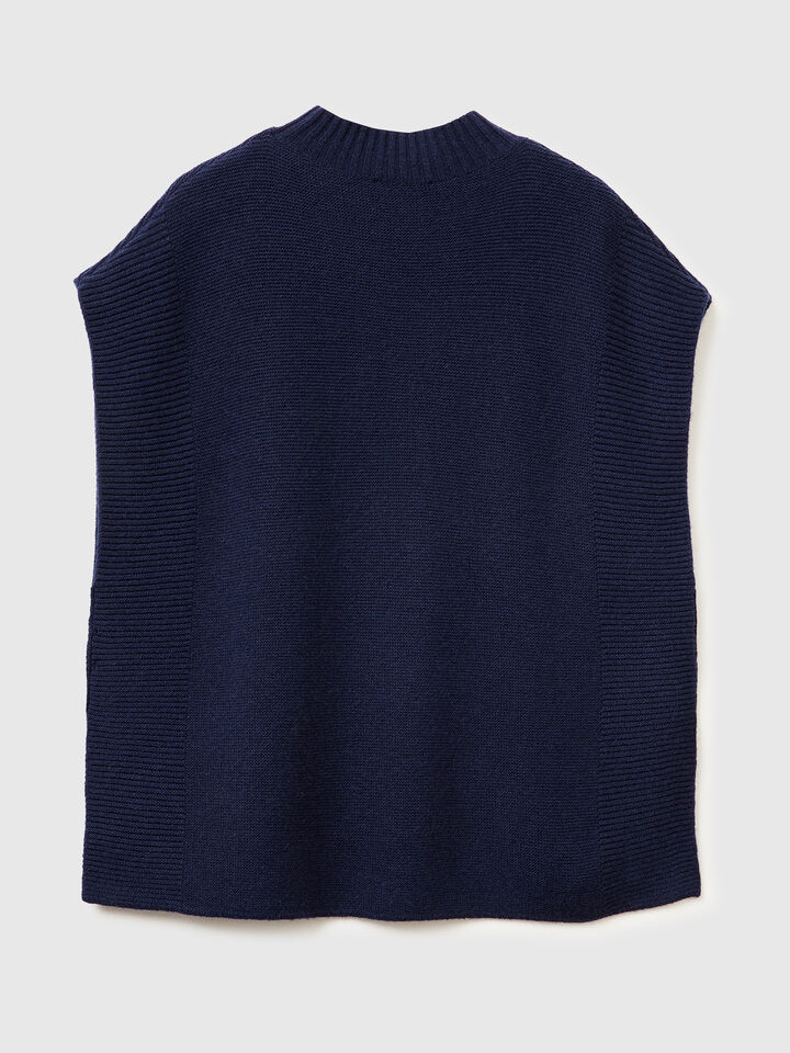 SLEEVELESS SWEATER Women image number 6