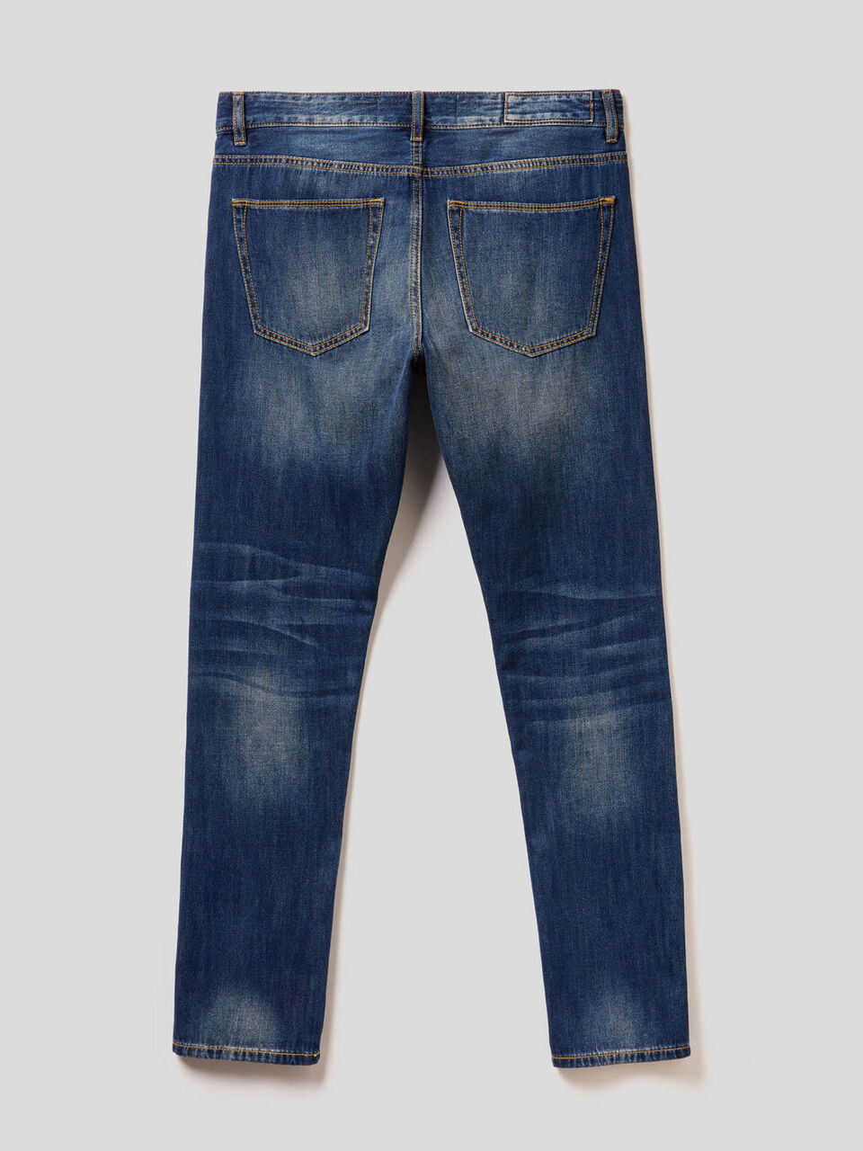 Five pocket jeans with worn look image number 2