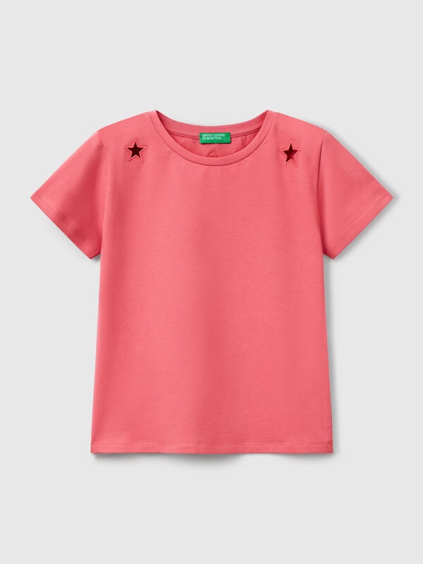 Cut out motif t-shirt Junior Girl