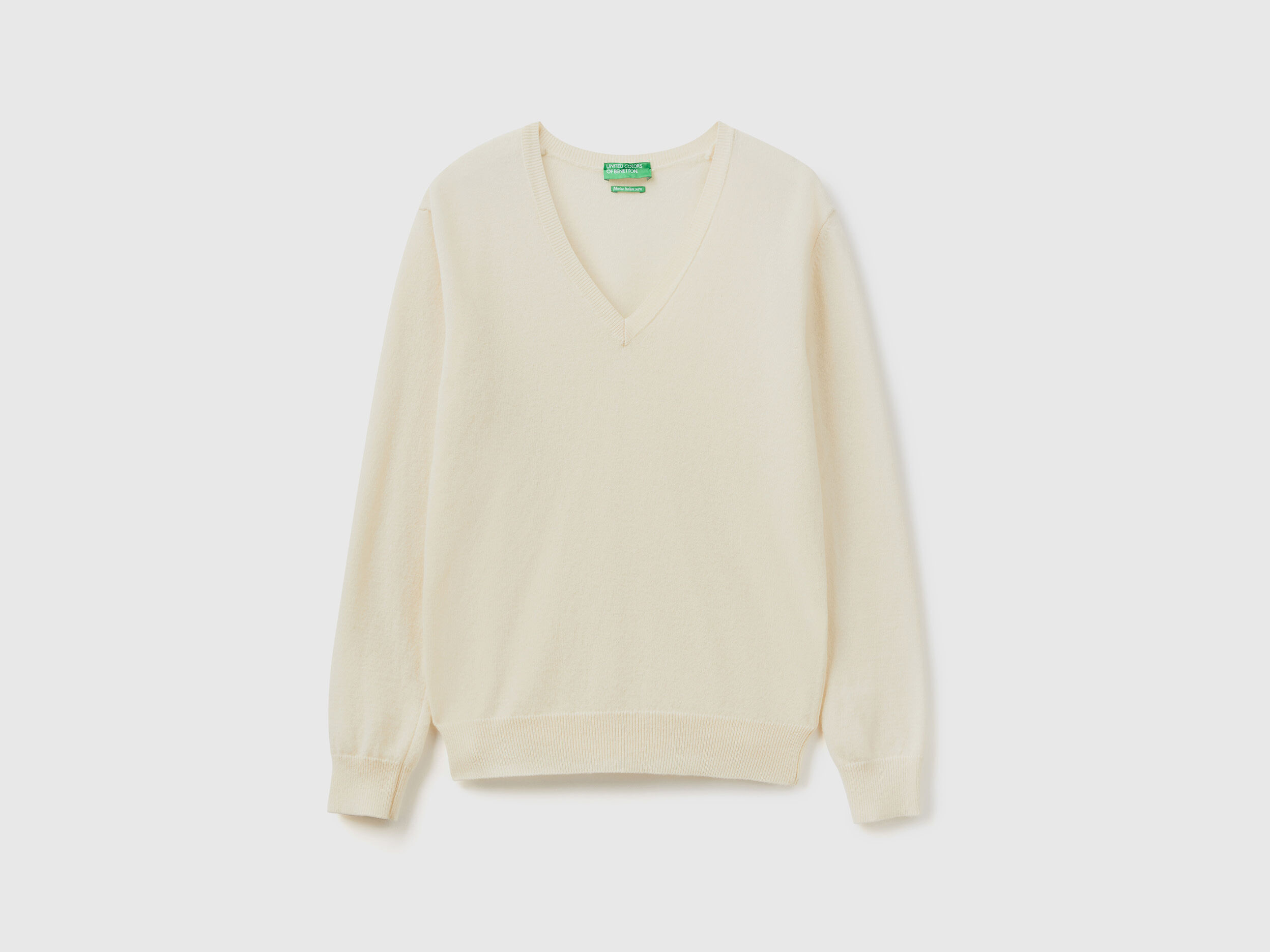 Merino v hot sale neck sweater