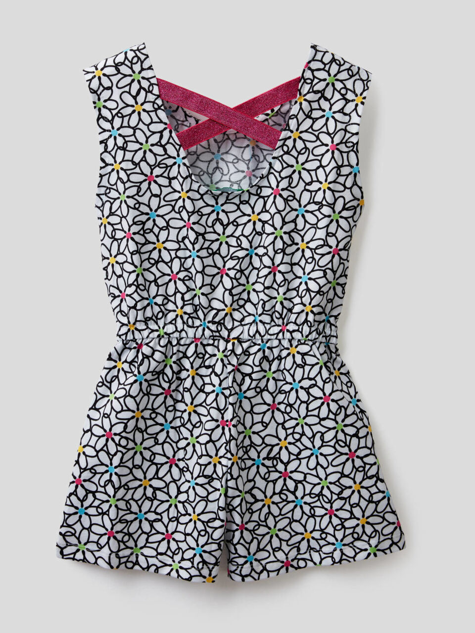One-piece jumpsuit in pure cotton image number 2