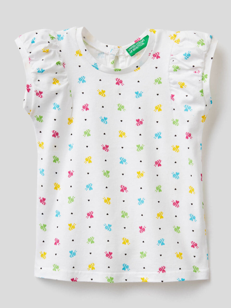100% cotton printed t-shirt image number 1