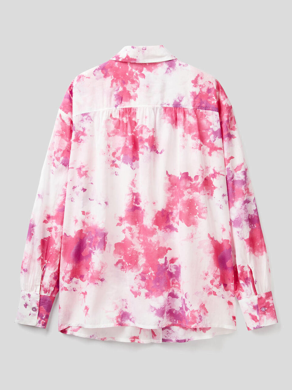 Flowy tie-dye look shirt image number 2