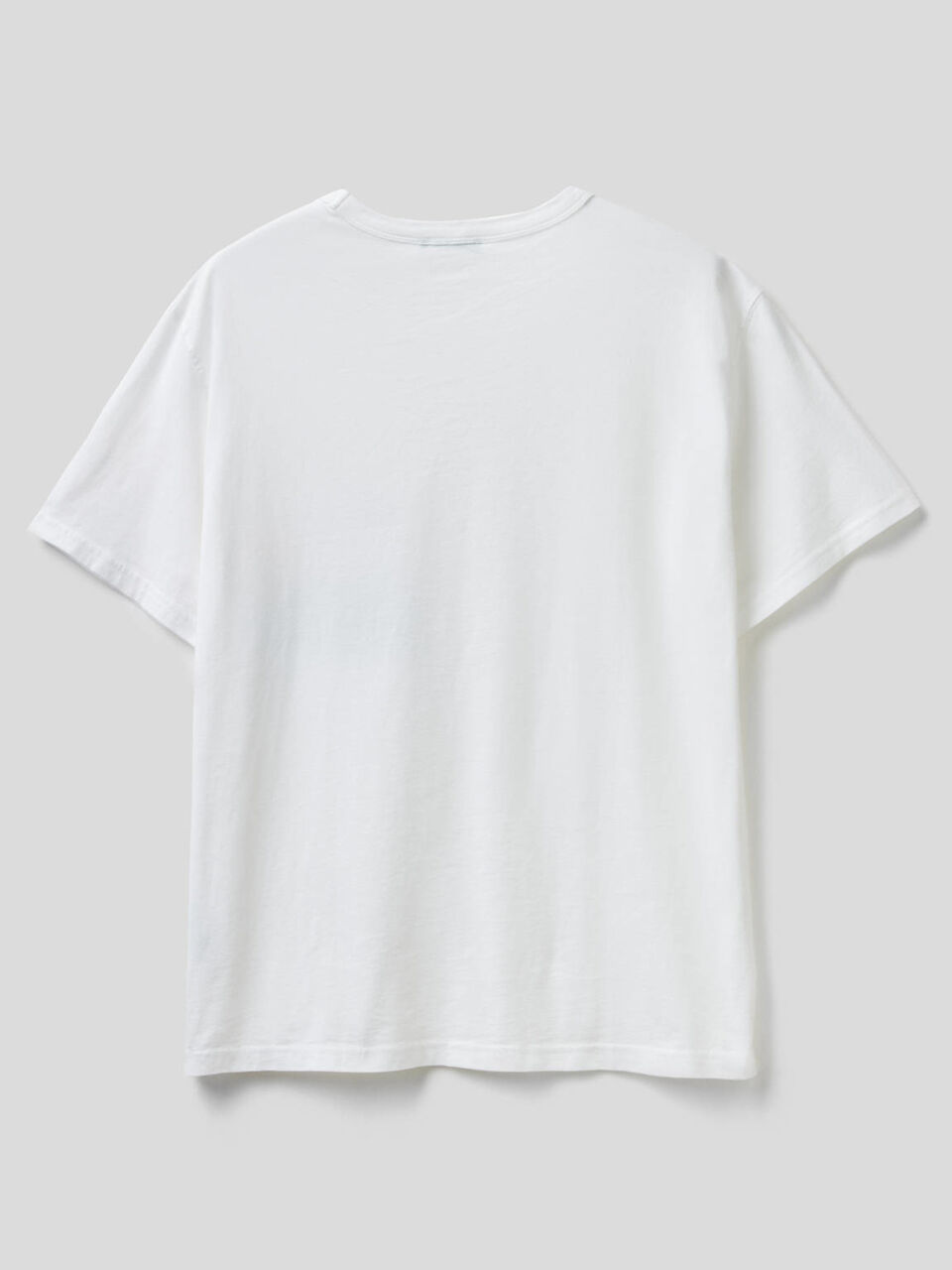 White t-shirt with photographic print image number 2