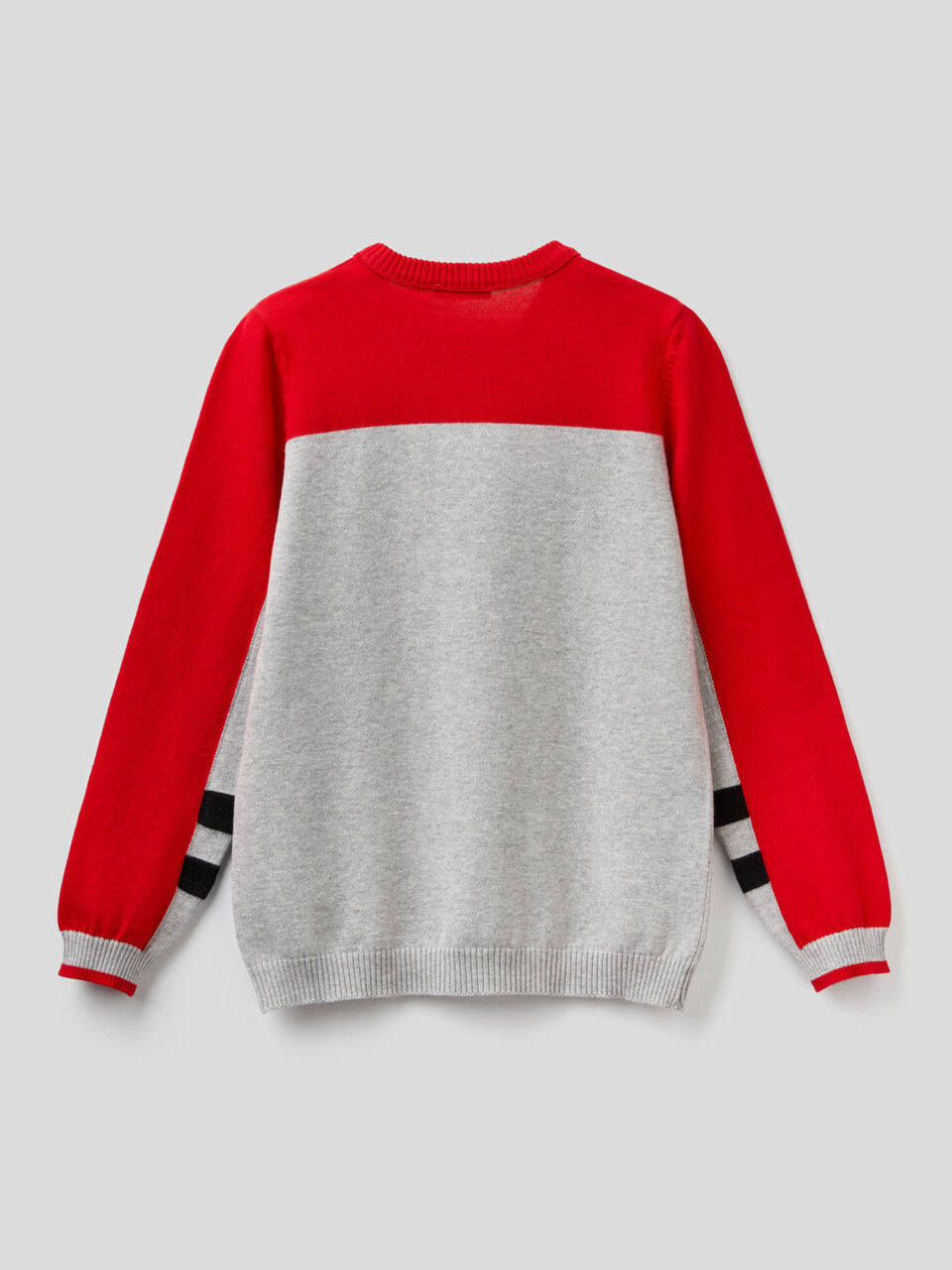 Crew neck sweater with logo image number 2