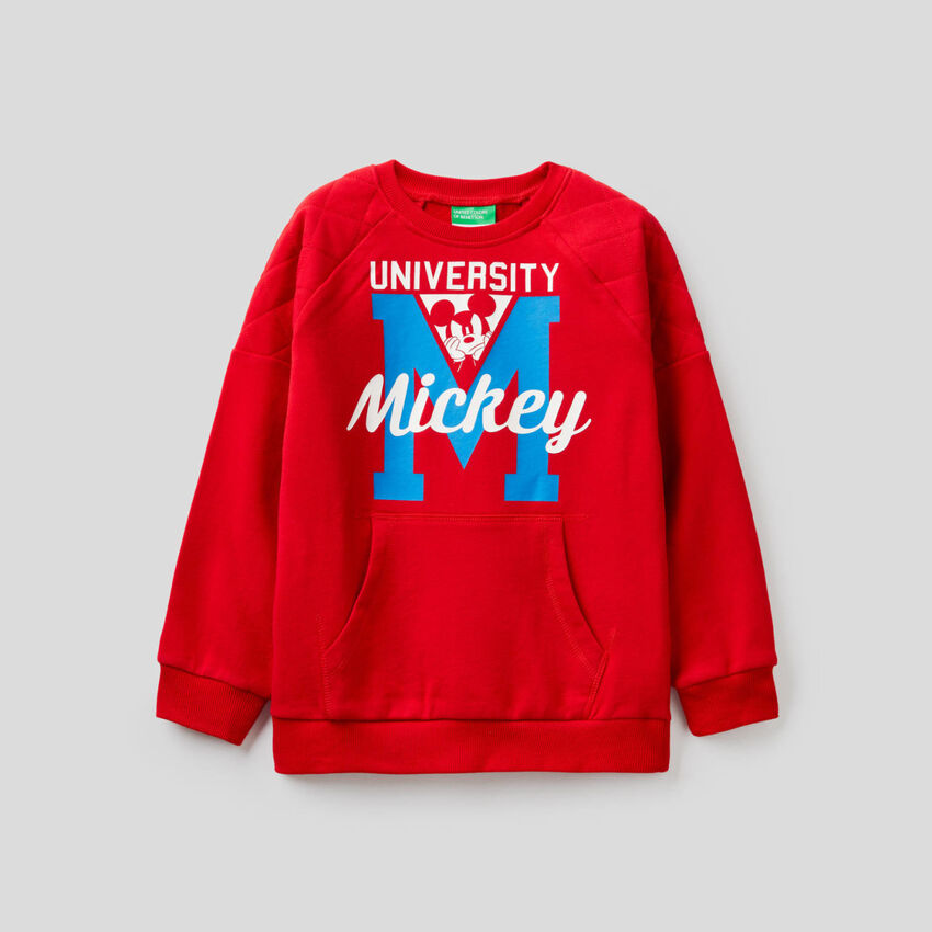 Mickey Mouse sweatshirt with quilted detail