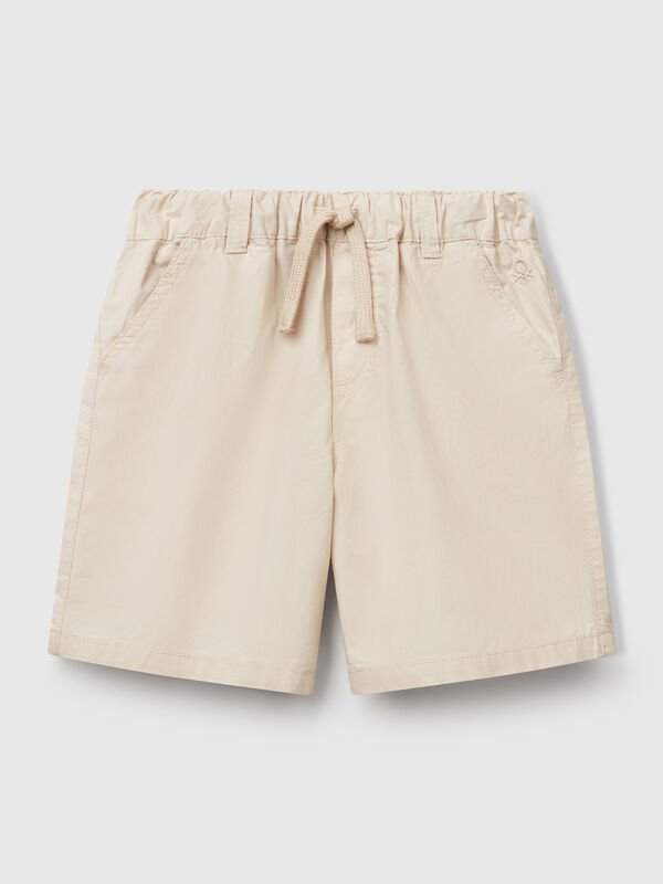 100% cotton shorts with drawstring Junior Boy