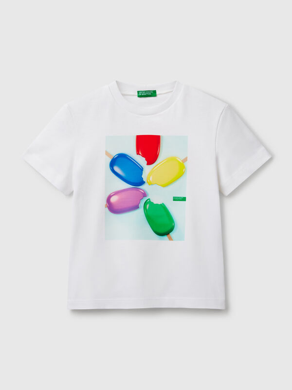 T-shirt with ice cream print Junior Boy