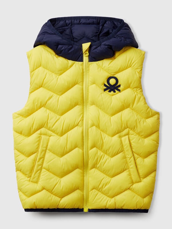 Padded vest with hood Junior Boy