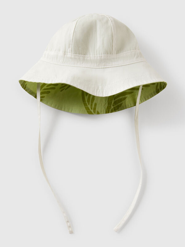 Reversible hat with tropical print New Born (0-18 months)
