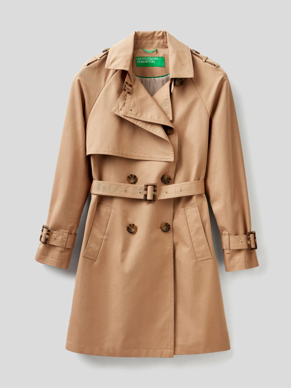 Double-breasted trench coat image number 1