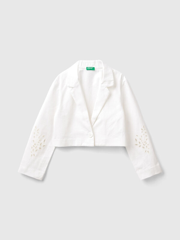 Blazer with embroidered sleeves Junior Girl