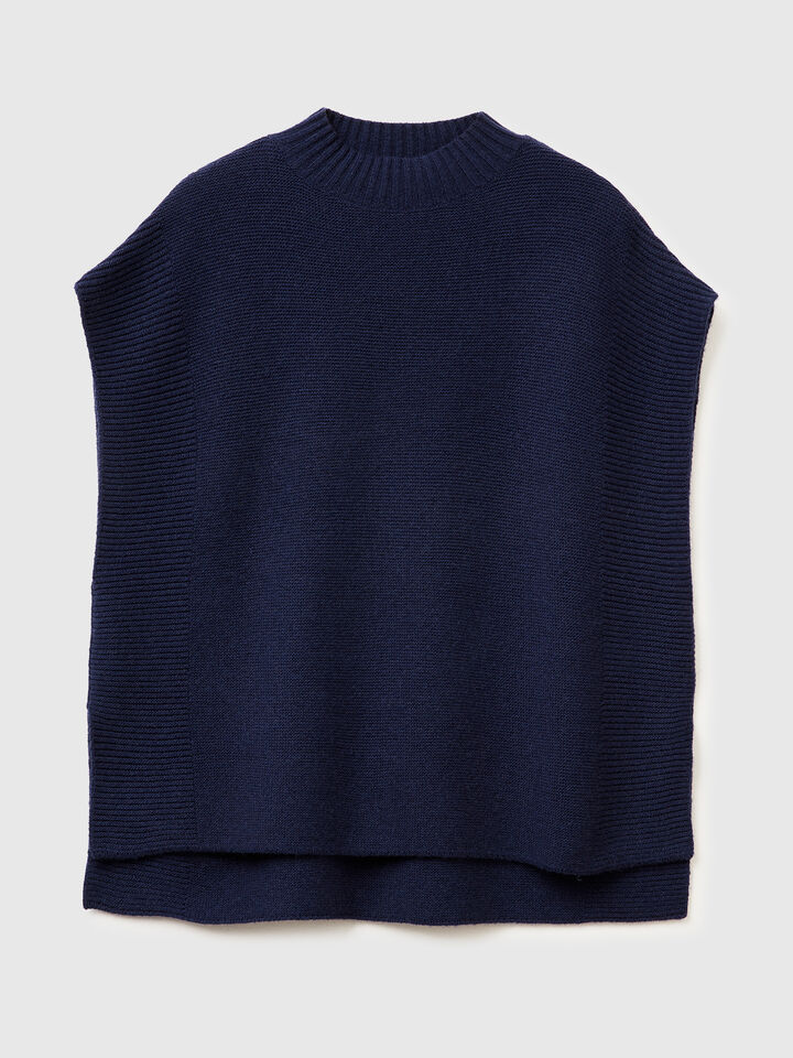 SLEEVELESS SWEATER Women image number 5