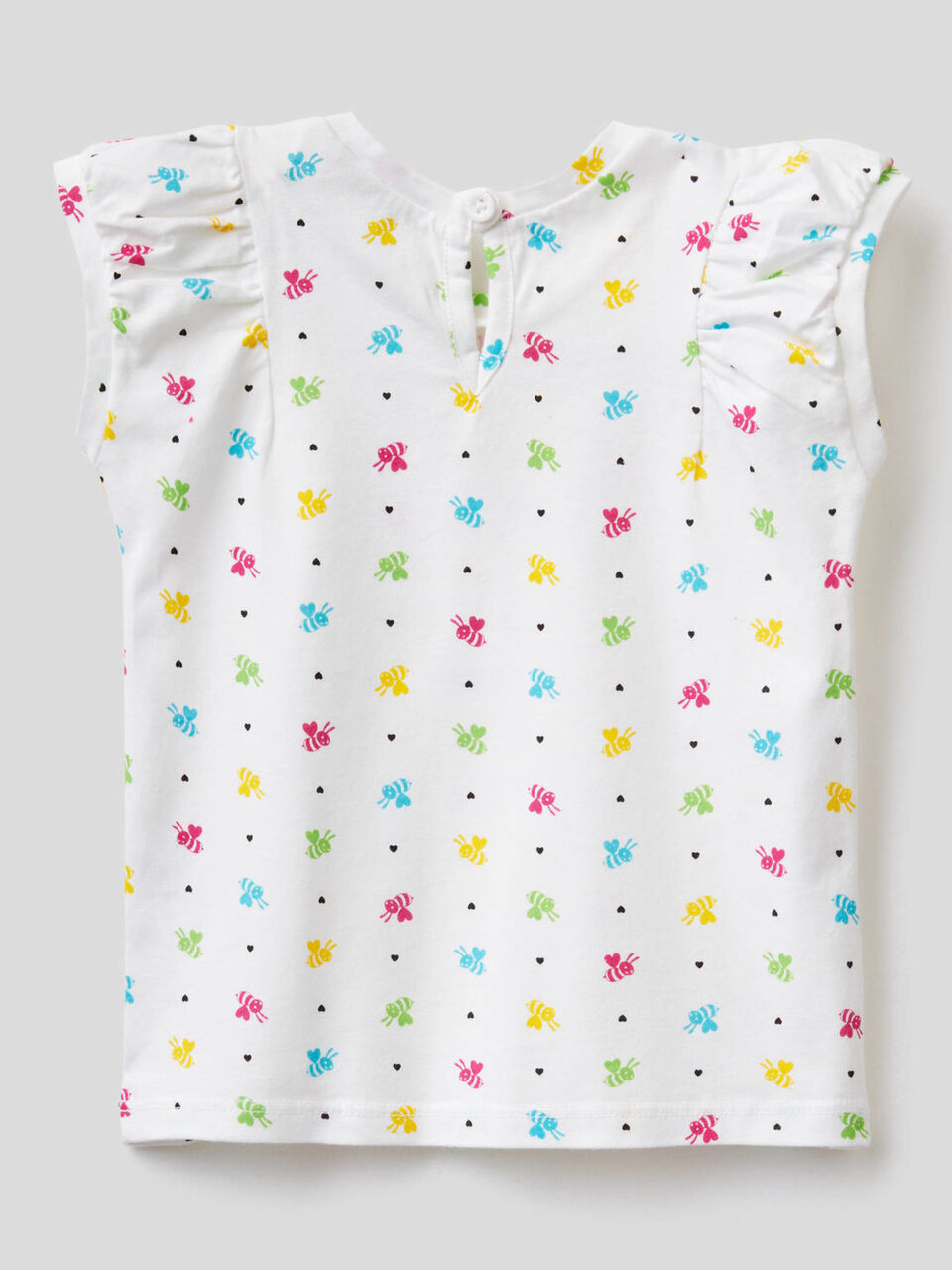100% cotton printed t-shirt image number 2