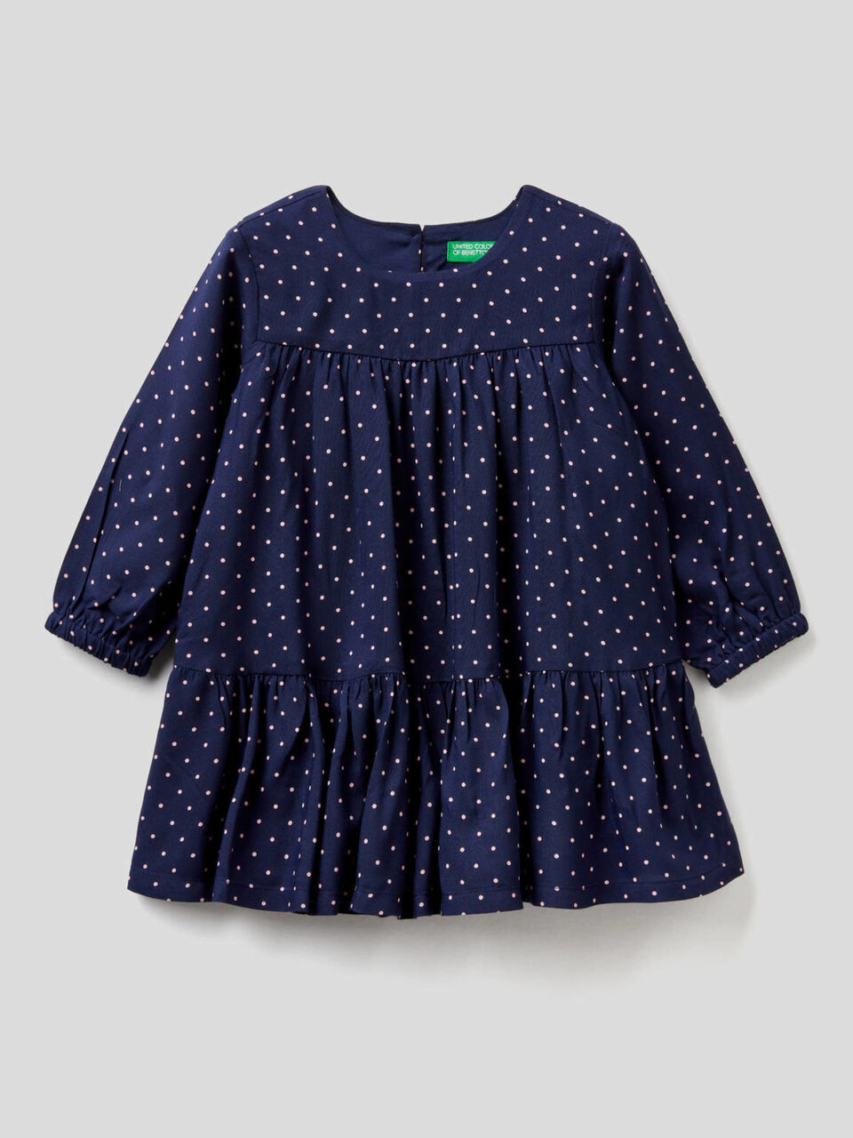 Patterned dress in sustainable viscose image number 1