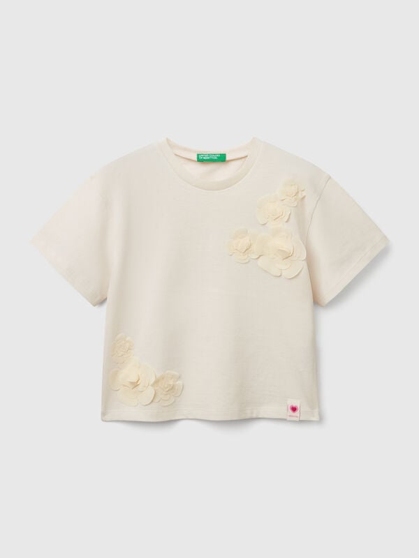 T-shirt with applique  Junior Girl