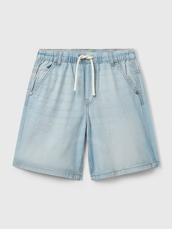 Bermudas in chambray Junior Boy