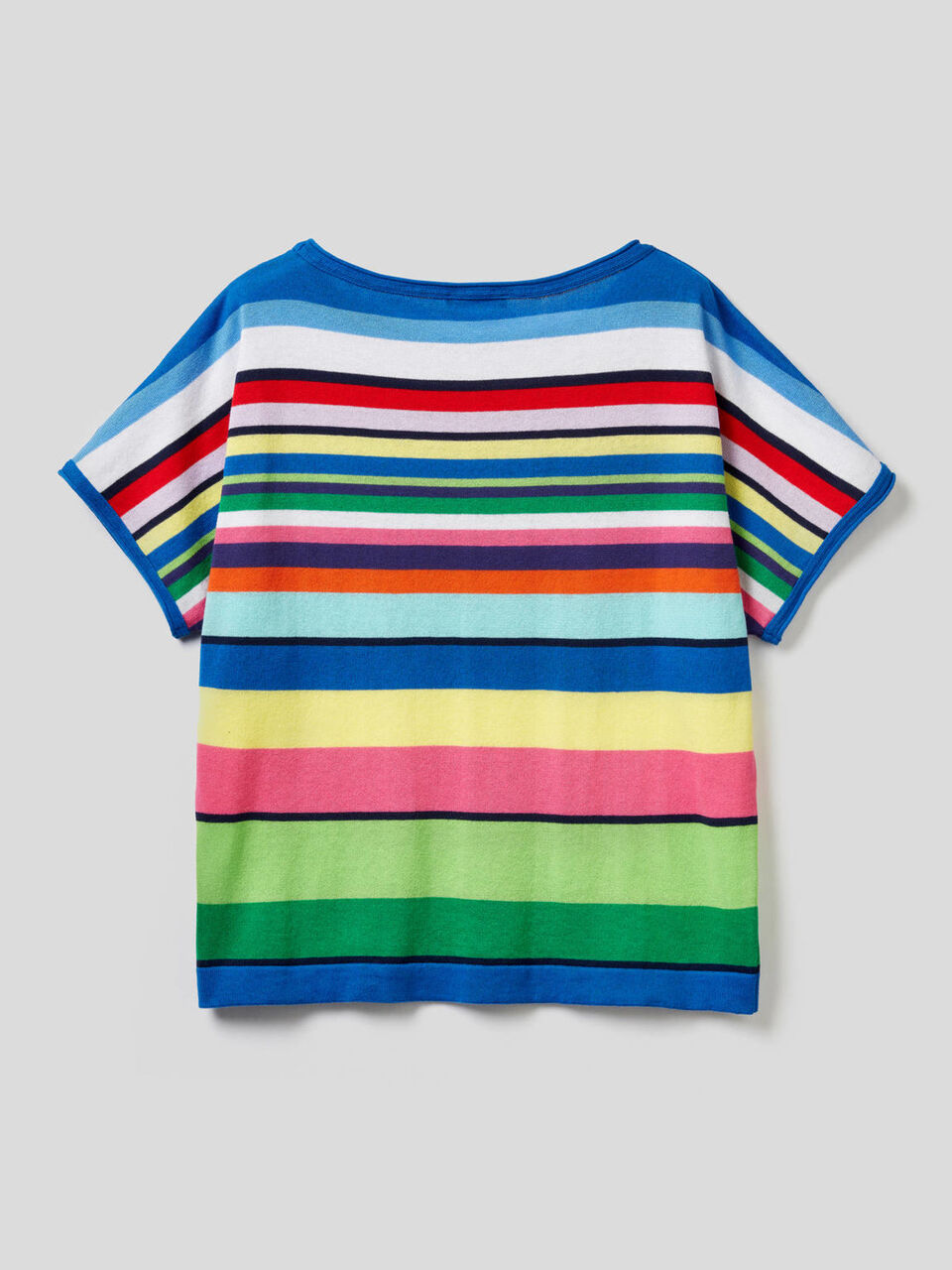 Sweater with colorful stripes image number 2