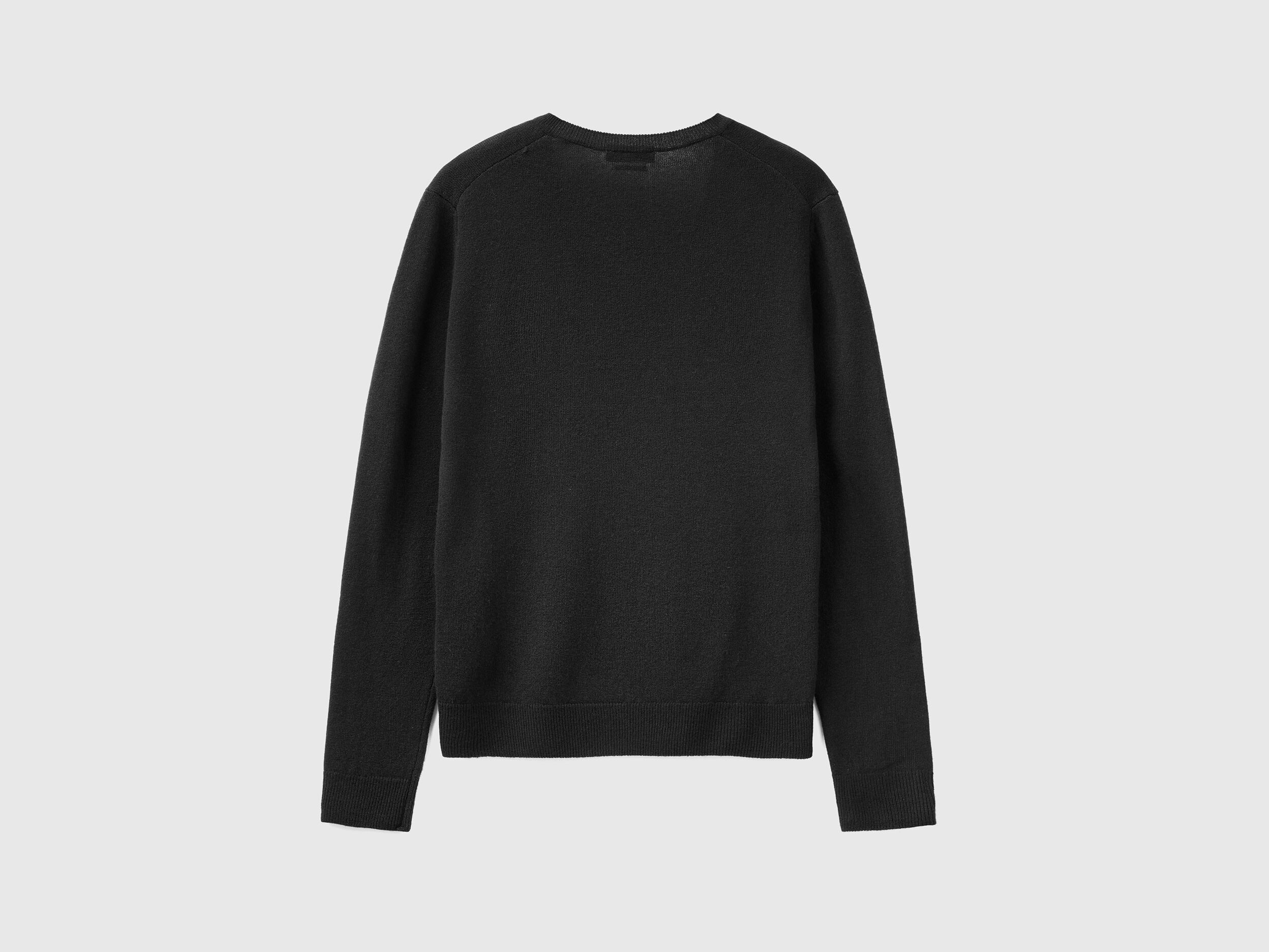 Merino wool 2025 black sweater