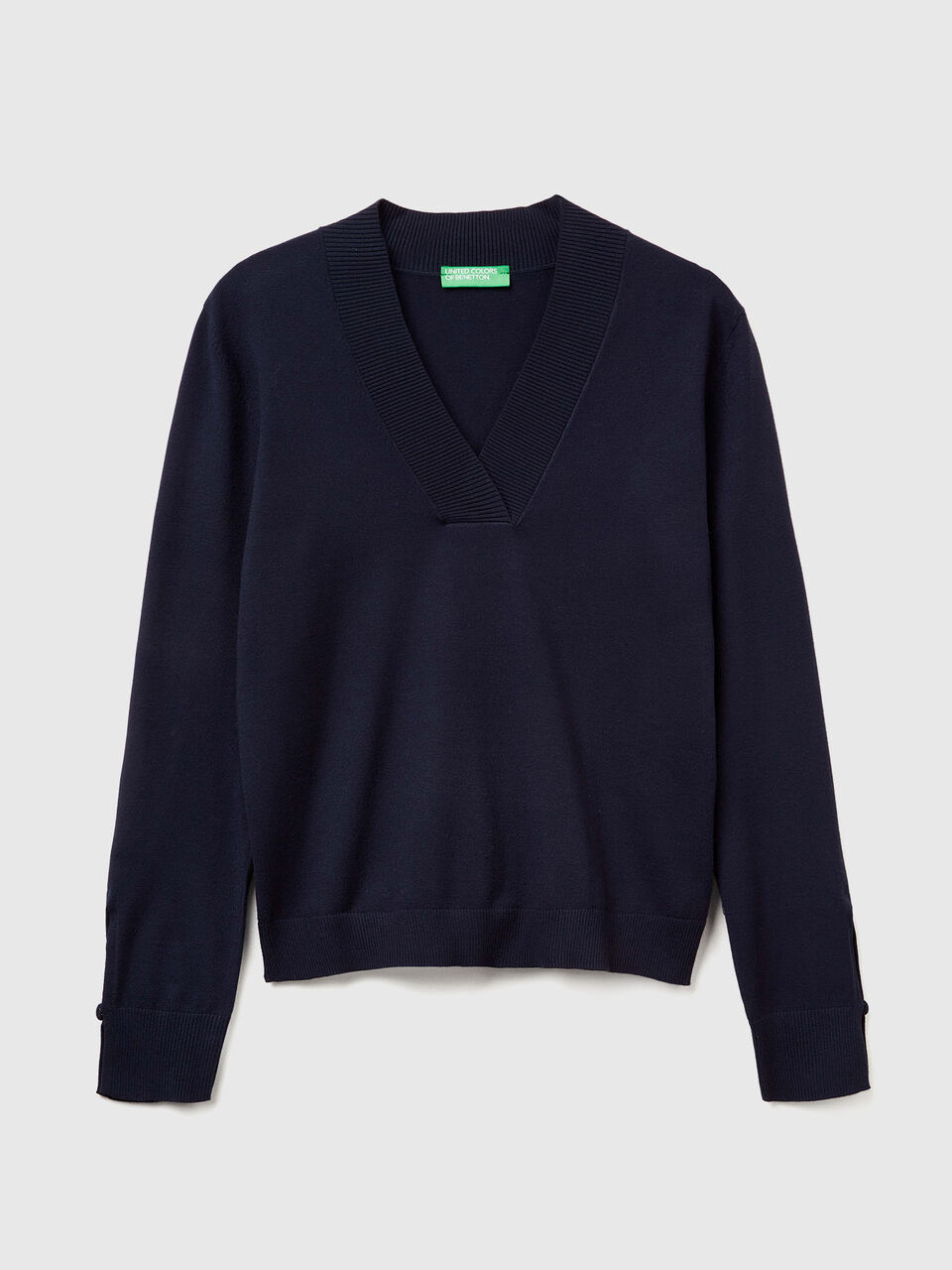 V NECK SWEATER L/S Women image number 1