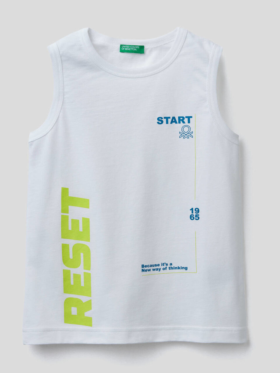 Tank top in organic cotton image number 1