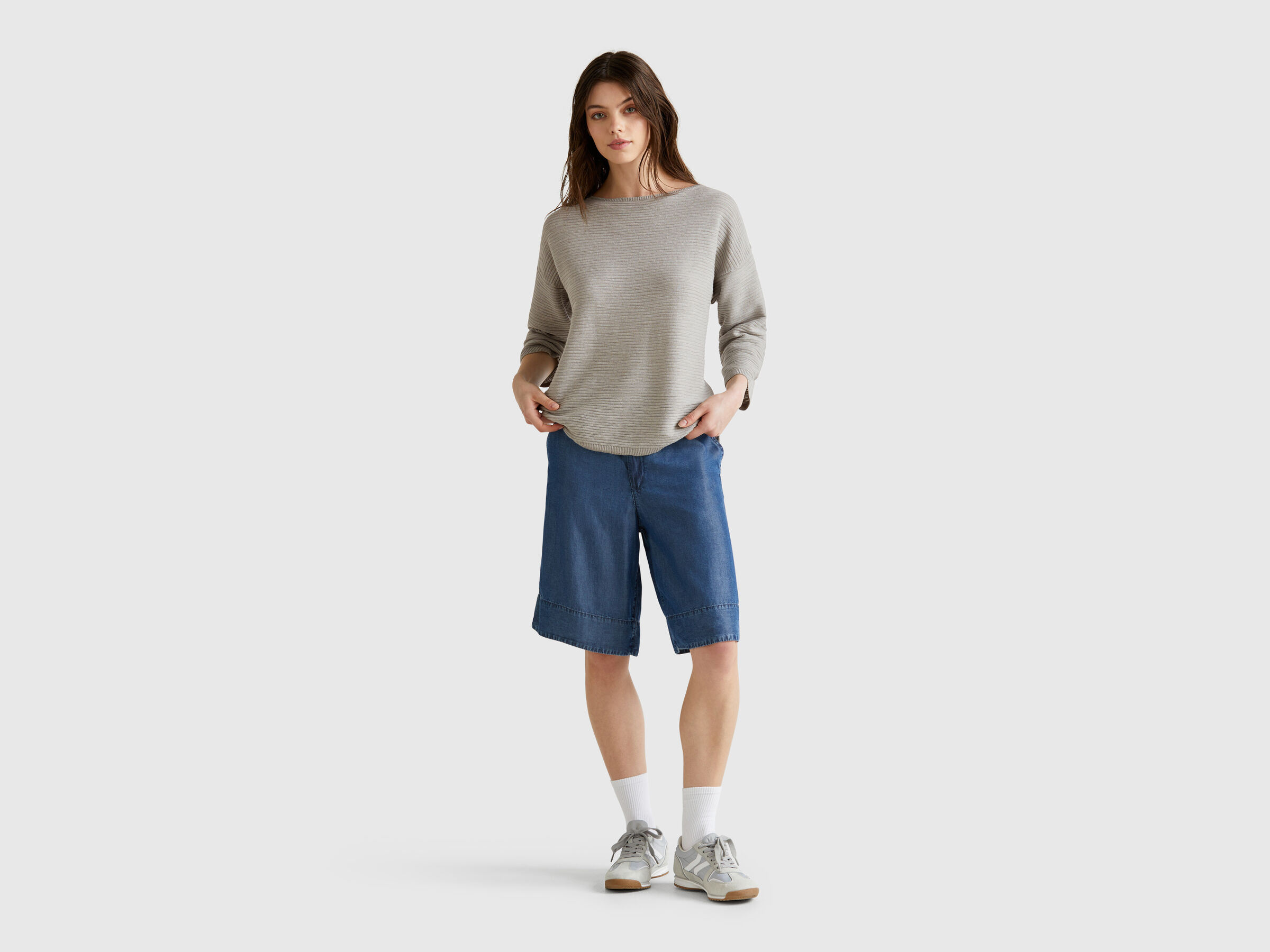 BOAT-NECK SWEAT.L/S Women image number 2