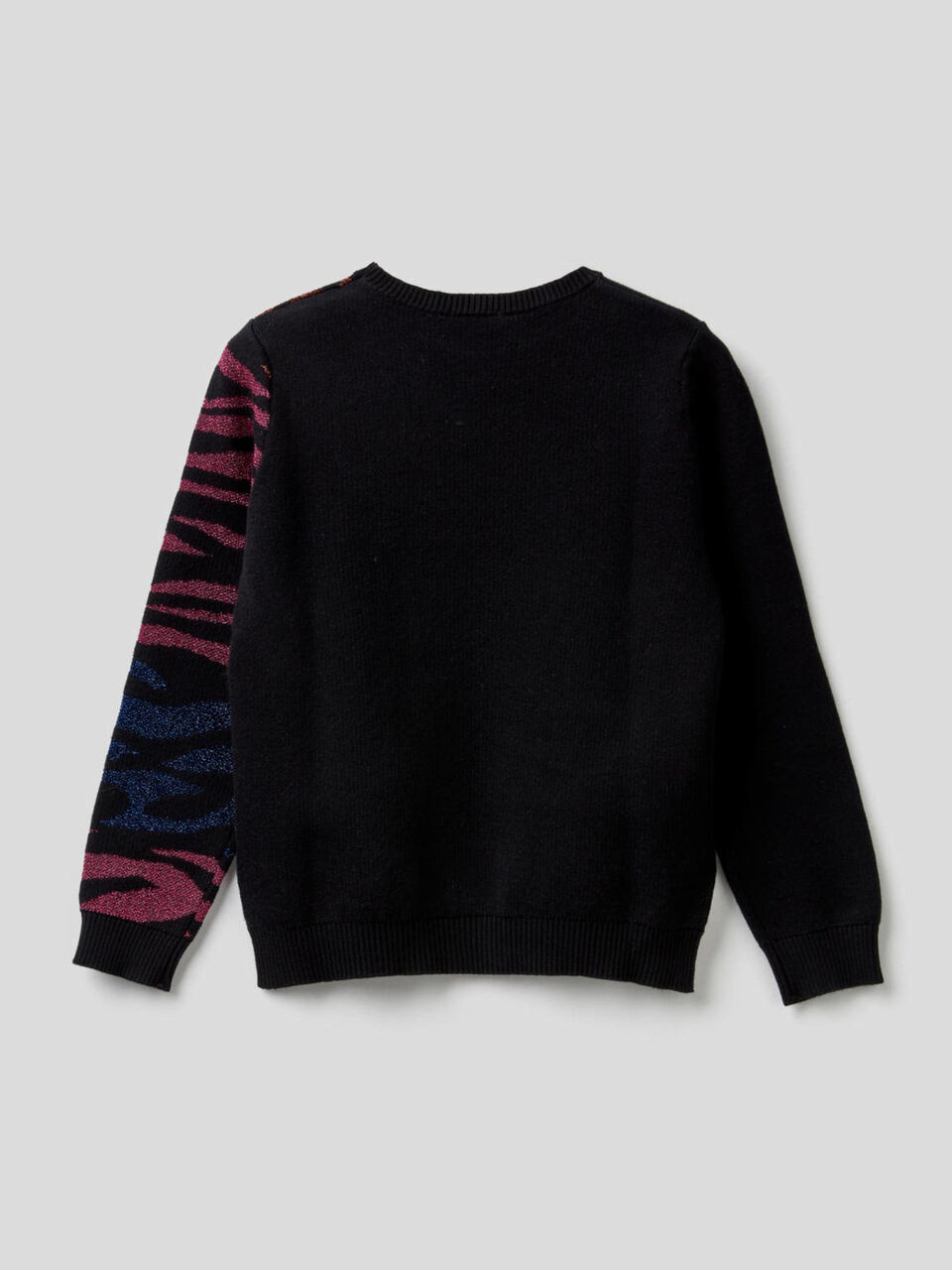 Sweater with animal inlay image number 2