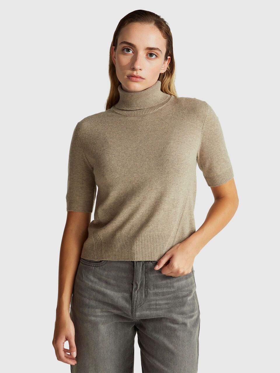 TURTLE NECK SWEATER Women image number null