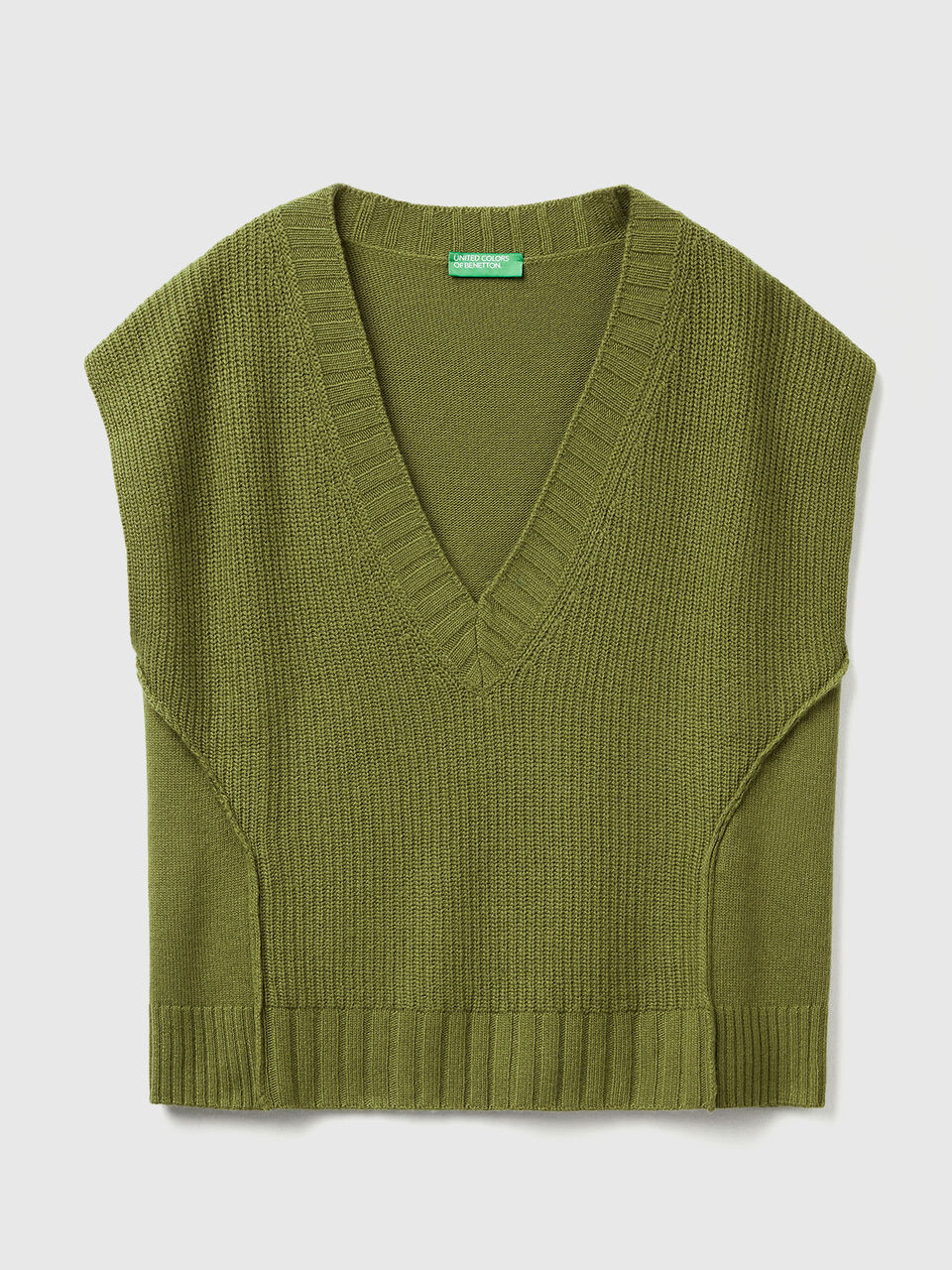 S/L V NECK SWEATER Women image number 1