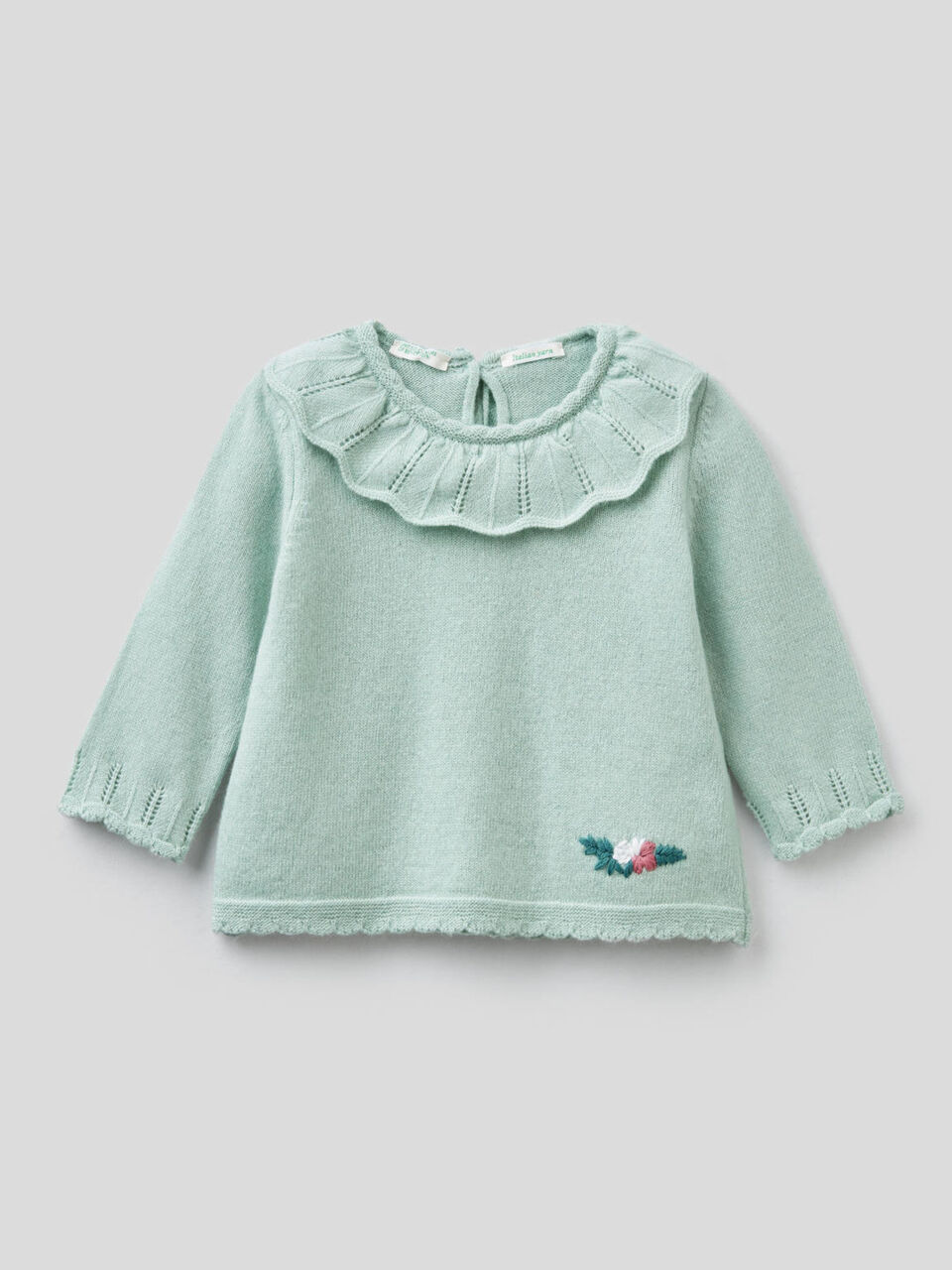 Sweater with round neck image number 1
