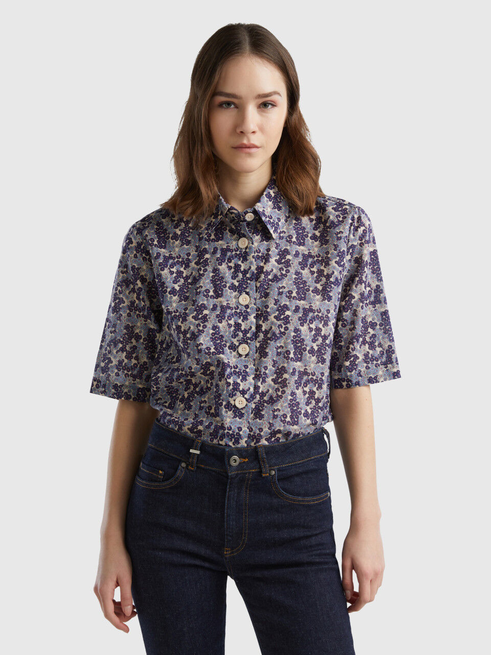 Blouse over deals shirt