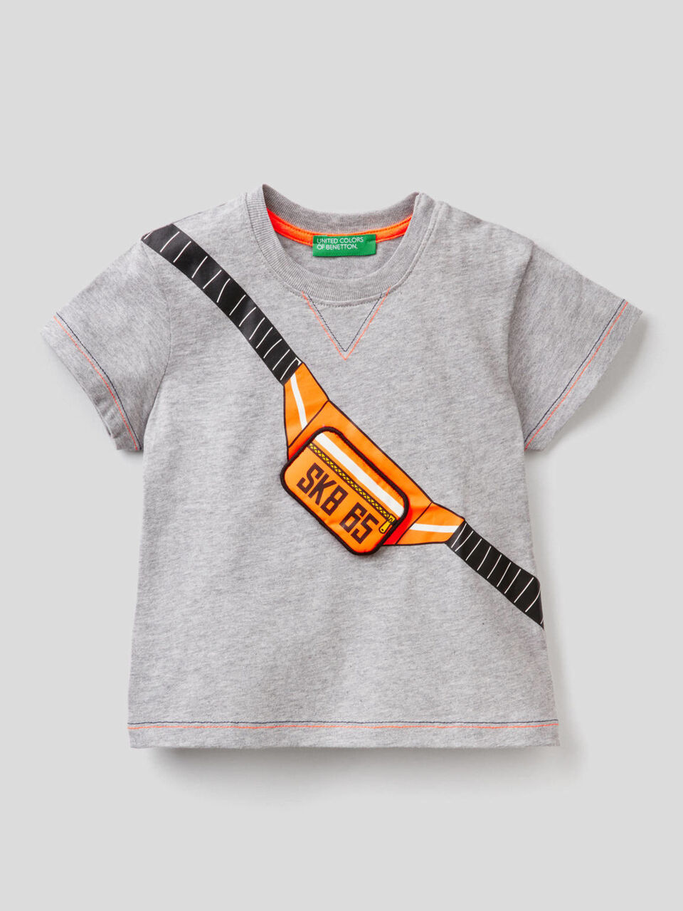T-shirt with 3D applique image number 1