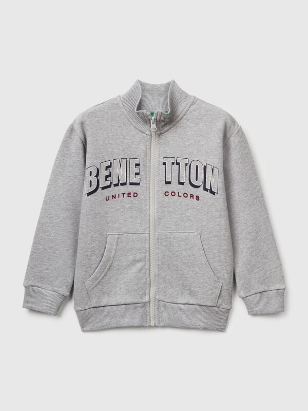 Cotton sweatshirt with logo Junior Boy