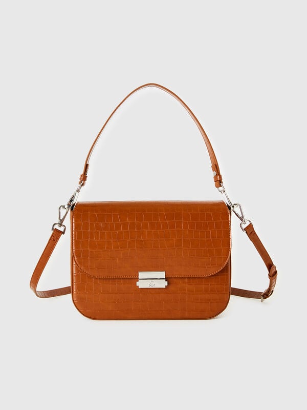 Large brown Be Bag with coconut print Women
