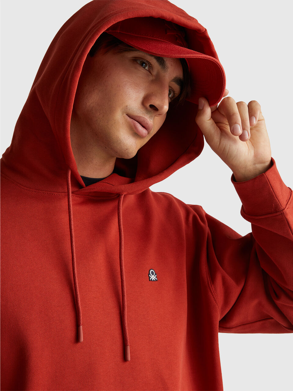 SWEATER W/HOOD Men image number null