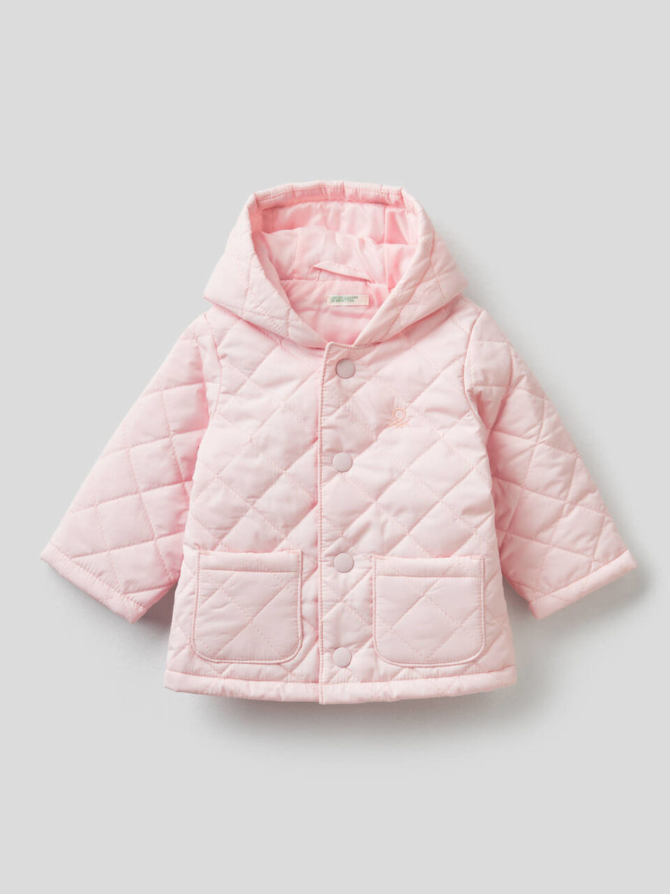 Quilted jacket with hood image number 1